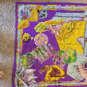 2 vintage Acute scarfs one NWT